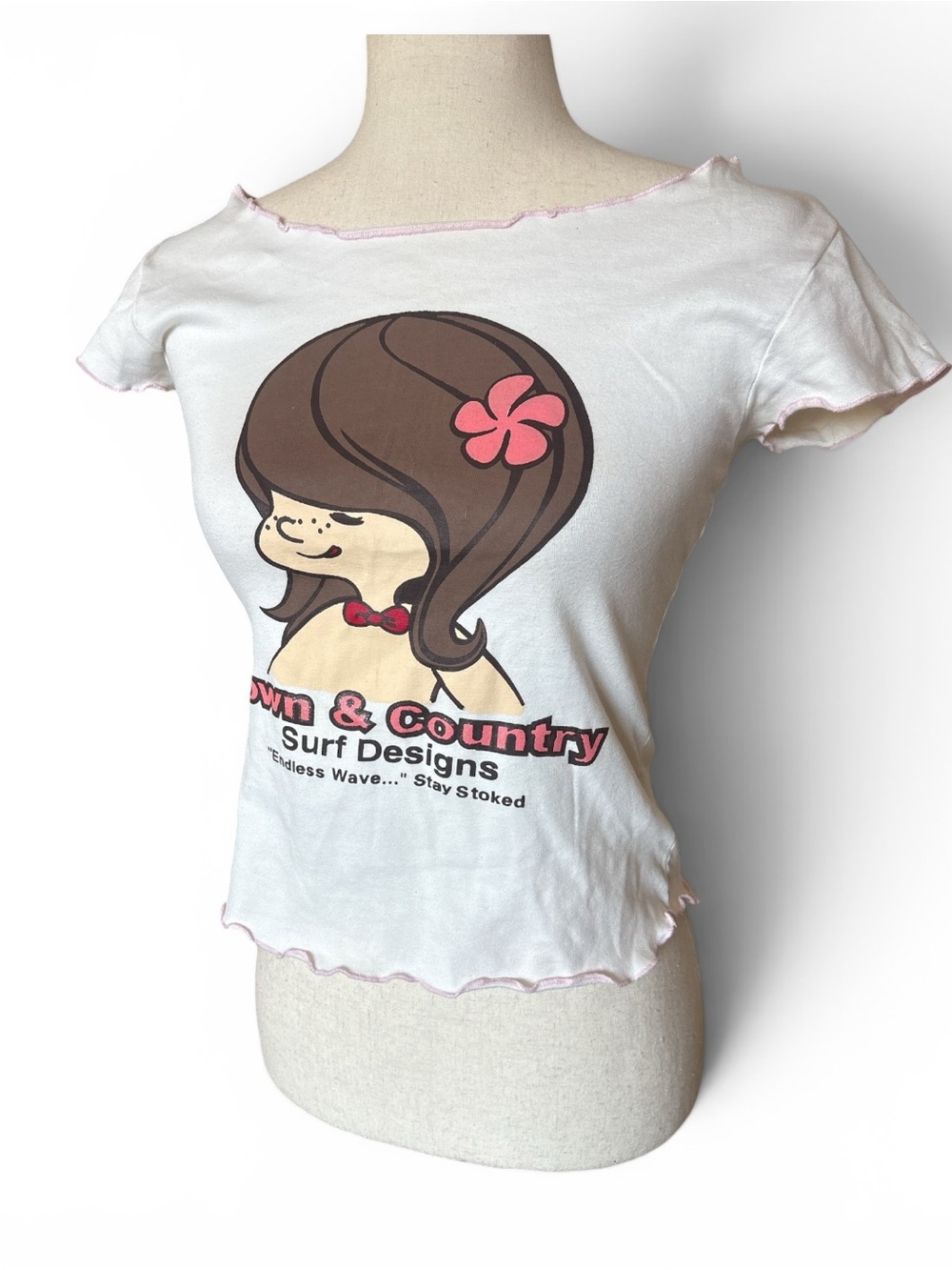 Town & Country Surf Designs White Graphic Surf T-Shirt